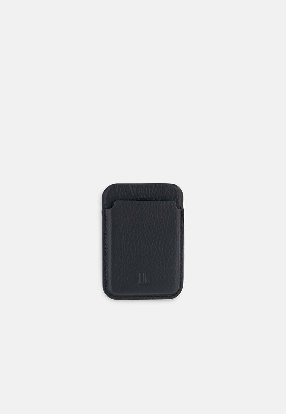 MagSafe Card Holder in Leather with Gift Box, Black, hi-res