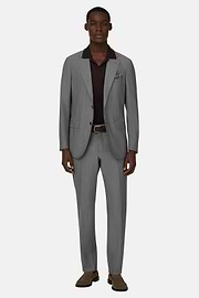 Garnitur z wełny i moheru, Light grey, thumb, 2