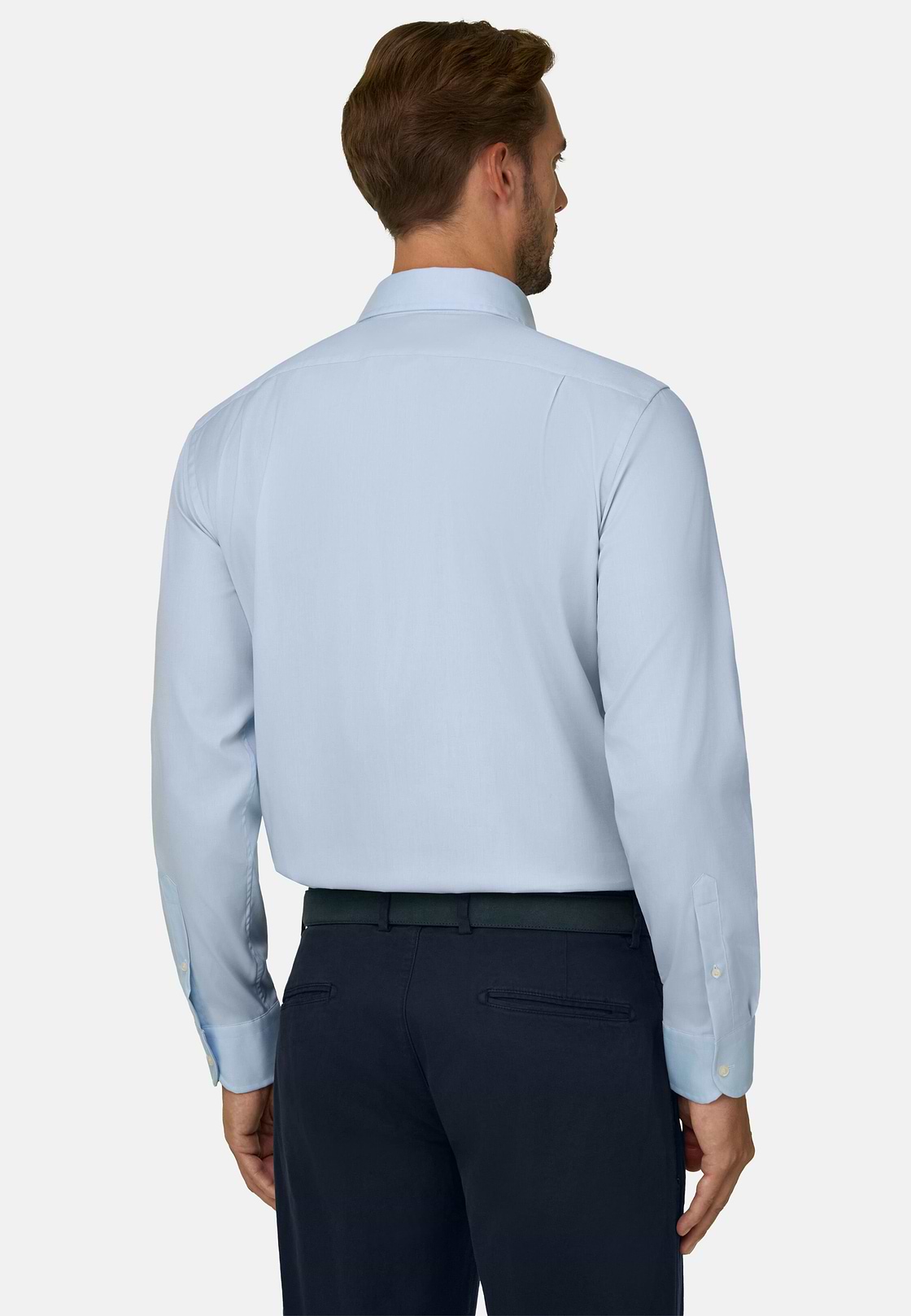 Regular Fit Pinpoint Cotton Shirt Button Down, , hi-res, 6