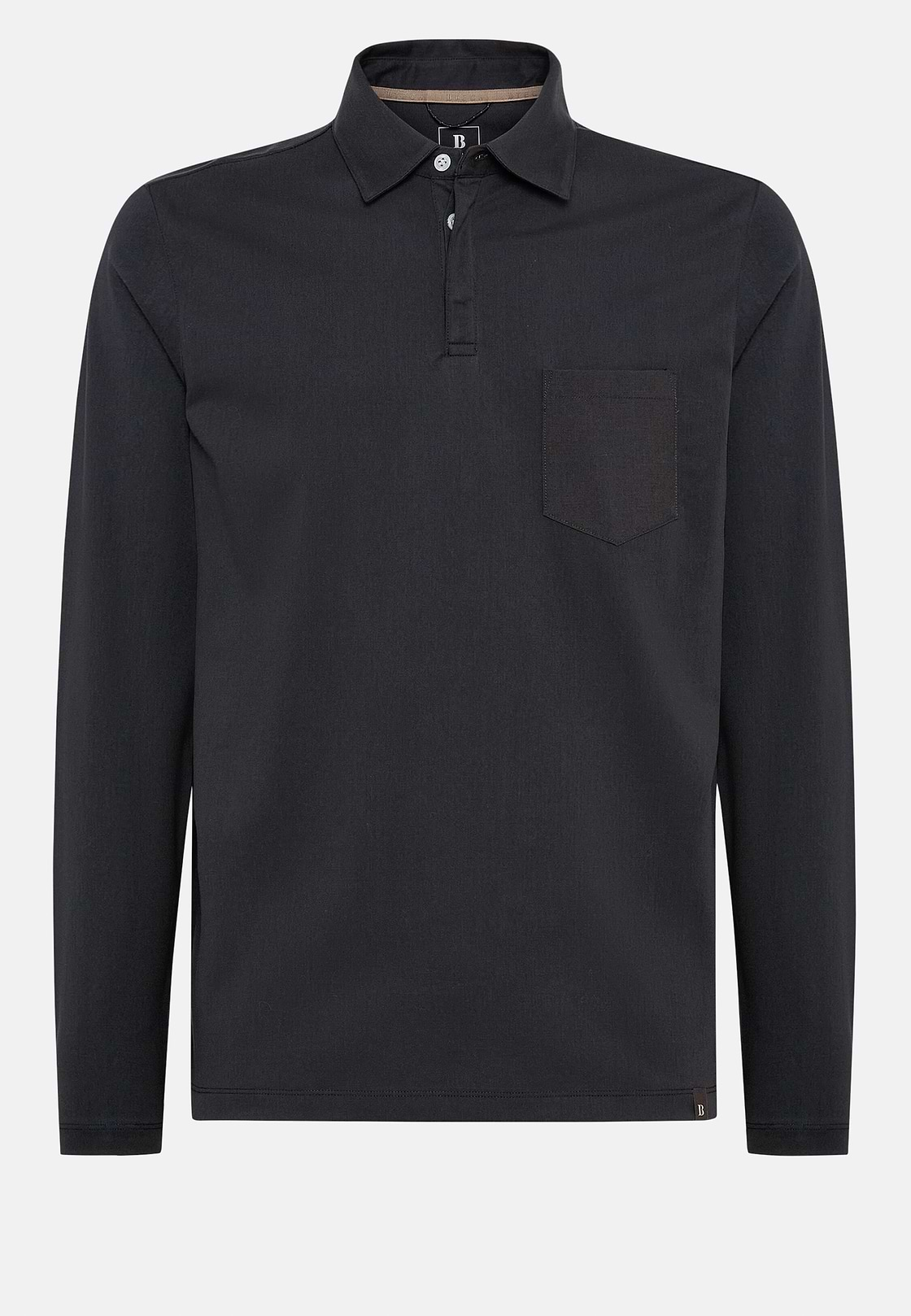 High-Performance Piqué Polo Shirt, Charcoal, hi-res