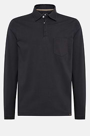 High-Performance Piqué Polo Shirt, Charcoal, hi-res