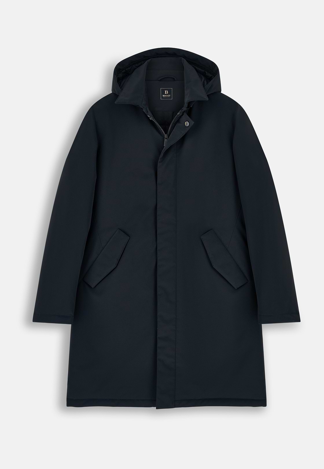 Raincoat in Technical Fabric, Navy blue, hi-res, 6