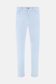 Jeans Aus Elastischem Baumwoll-Tencel, Hellblau, thumb, 5