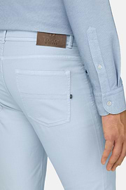 Jeans Aus Elastischem Baumwoll-Tencel, Hellblau, thumb, 4
