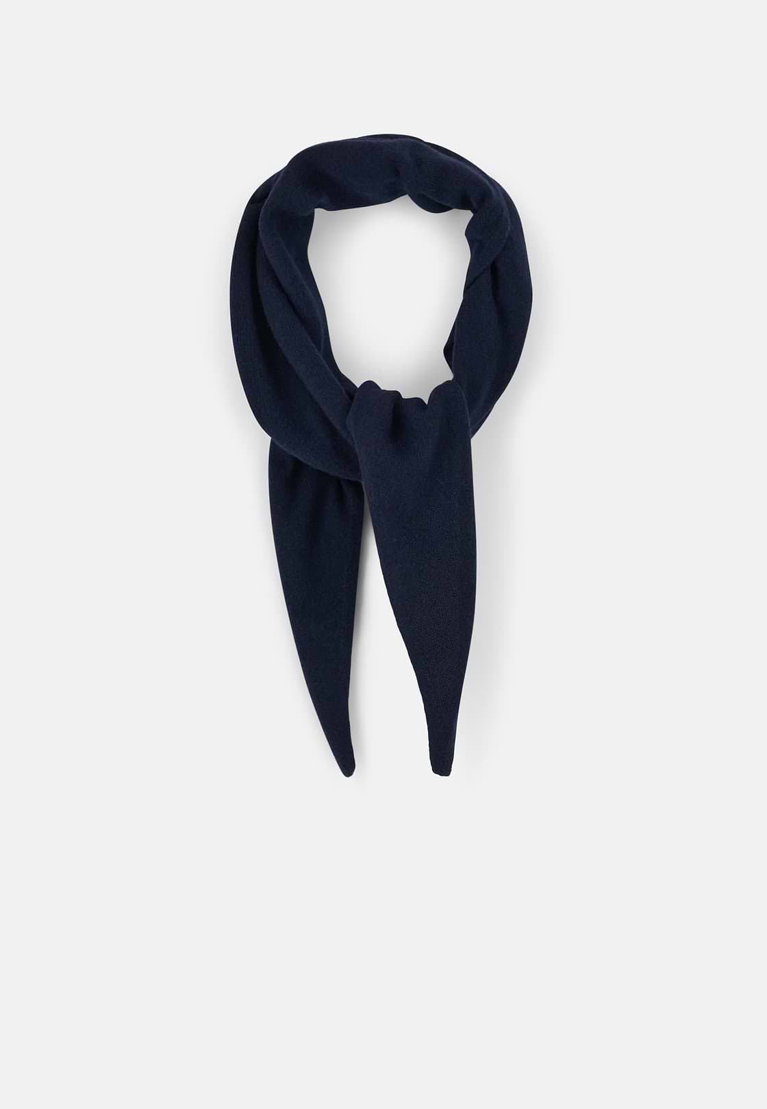 Bandana van Wol, Navy blue, hi-res, 2