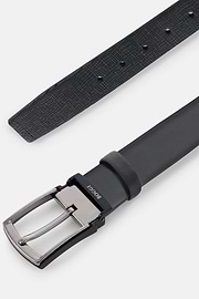 Belt in Leather with Gift Box, Black, thumb, 2
