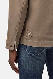 Veste Chemise Work En Coton, Taupe, hi-res