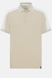 High-Performance Piqué Polo Shirt, Beige, hi-res