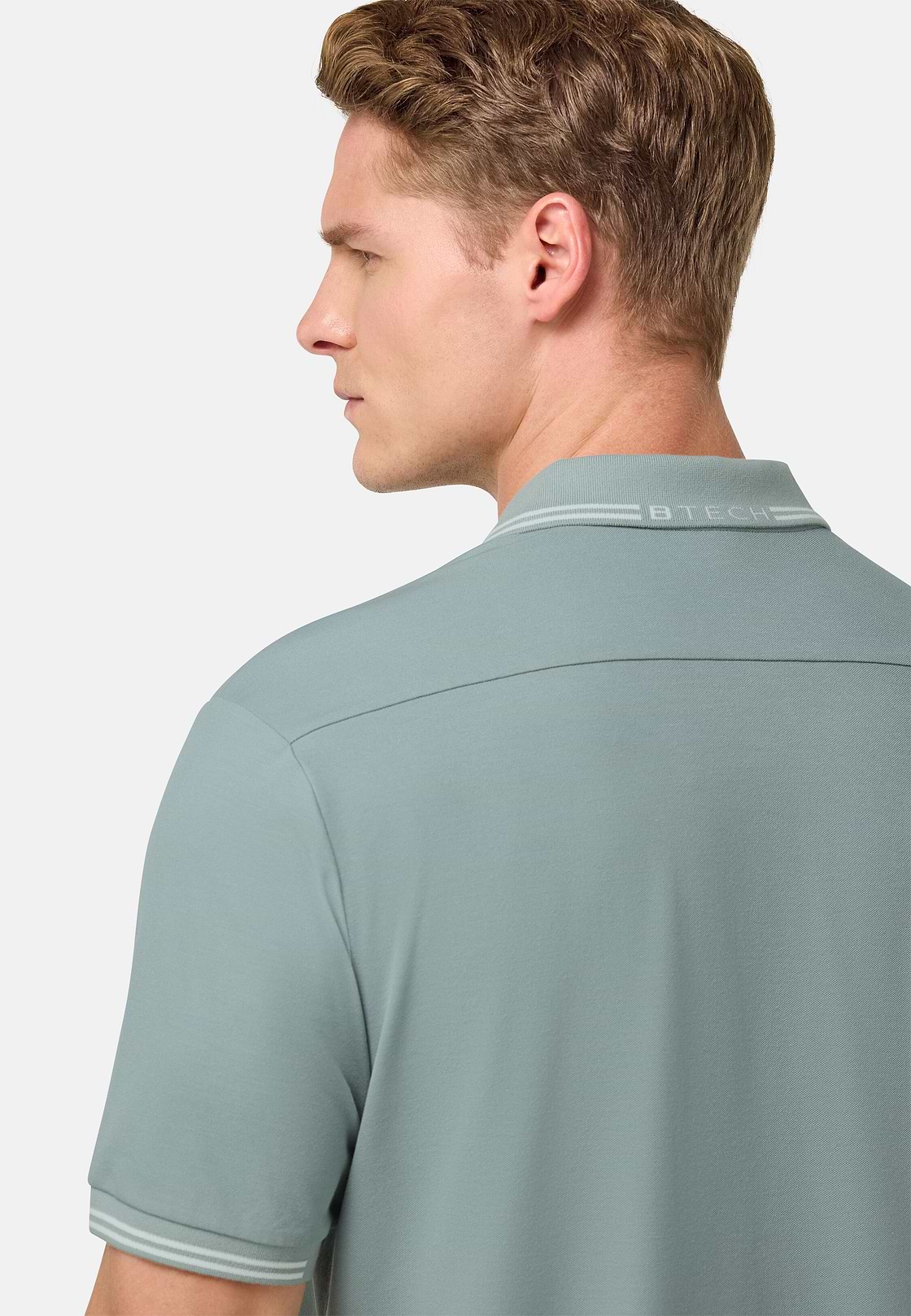 Cool Jade-Fresh Piqué Polo Shirt, Light Green, hi-res