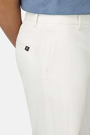 Stretch Cotton Trousers, White, thumb, 5