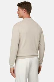 Bomber In Cotone, Sabbia, thumb, 3