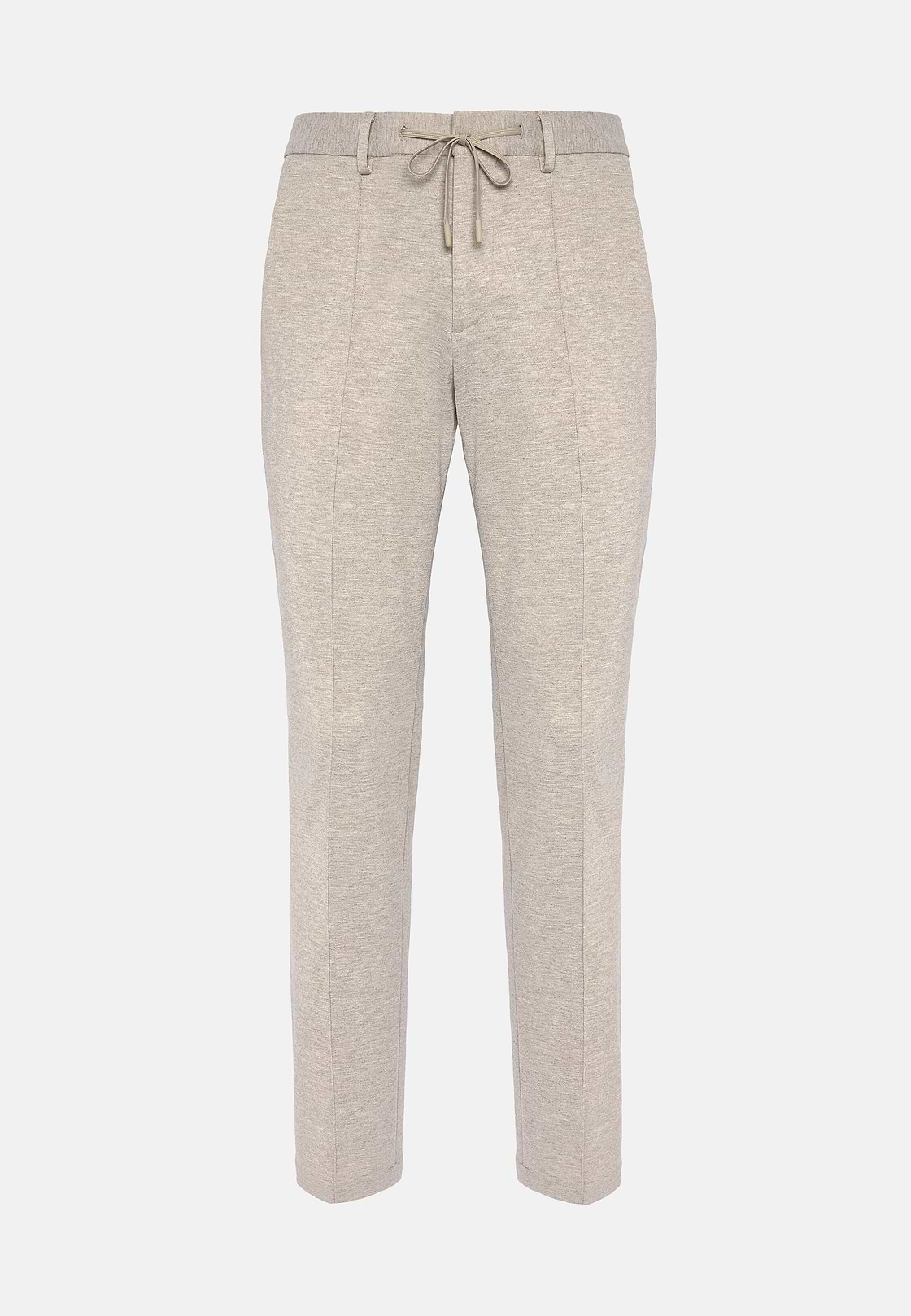 Broek van een mix van stretch vicose en nylon, Sand, hi-res