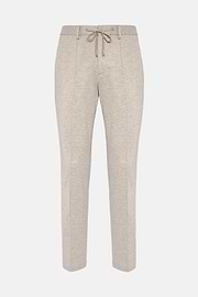 Broek van een mix van stretch vicose en nylon, Sand, hi-res