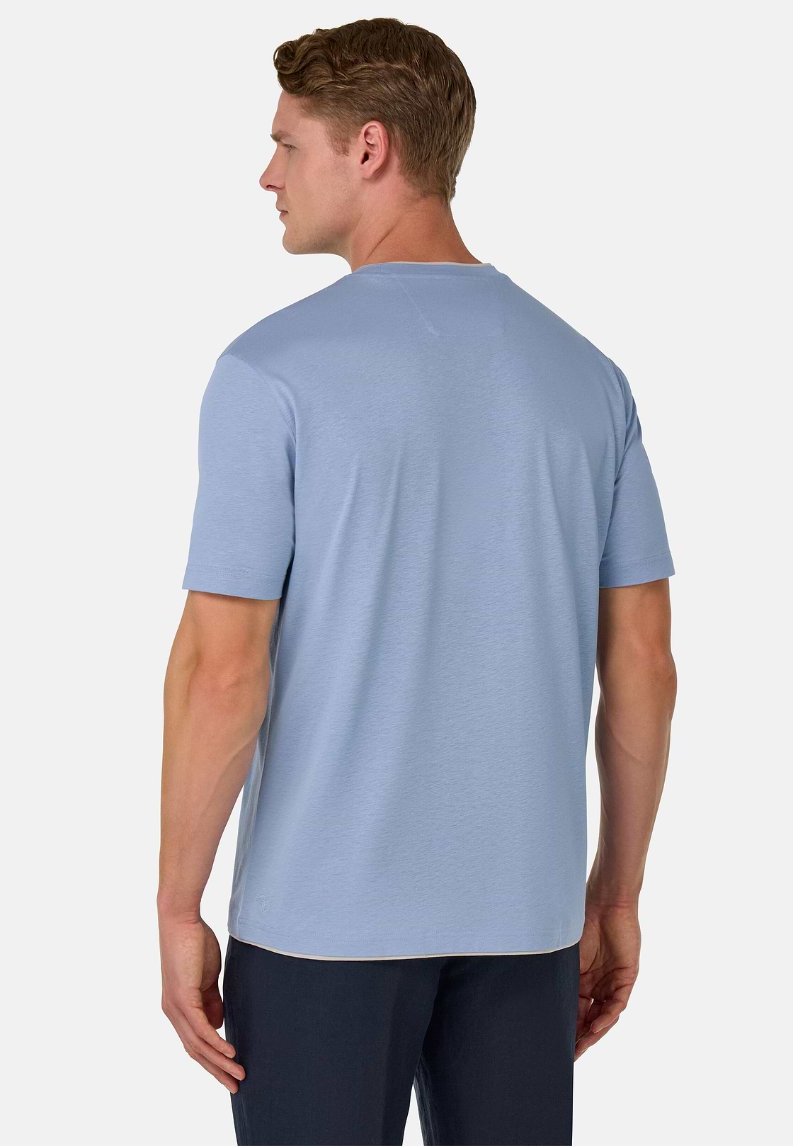 Cotton, Tencel and Hemp T-Shirt, Light Blue, hi-res
