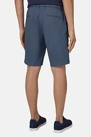 Bermuda In Cotone Con Coulisse, Air-blu, thumb, 3