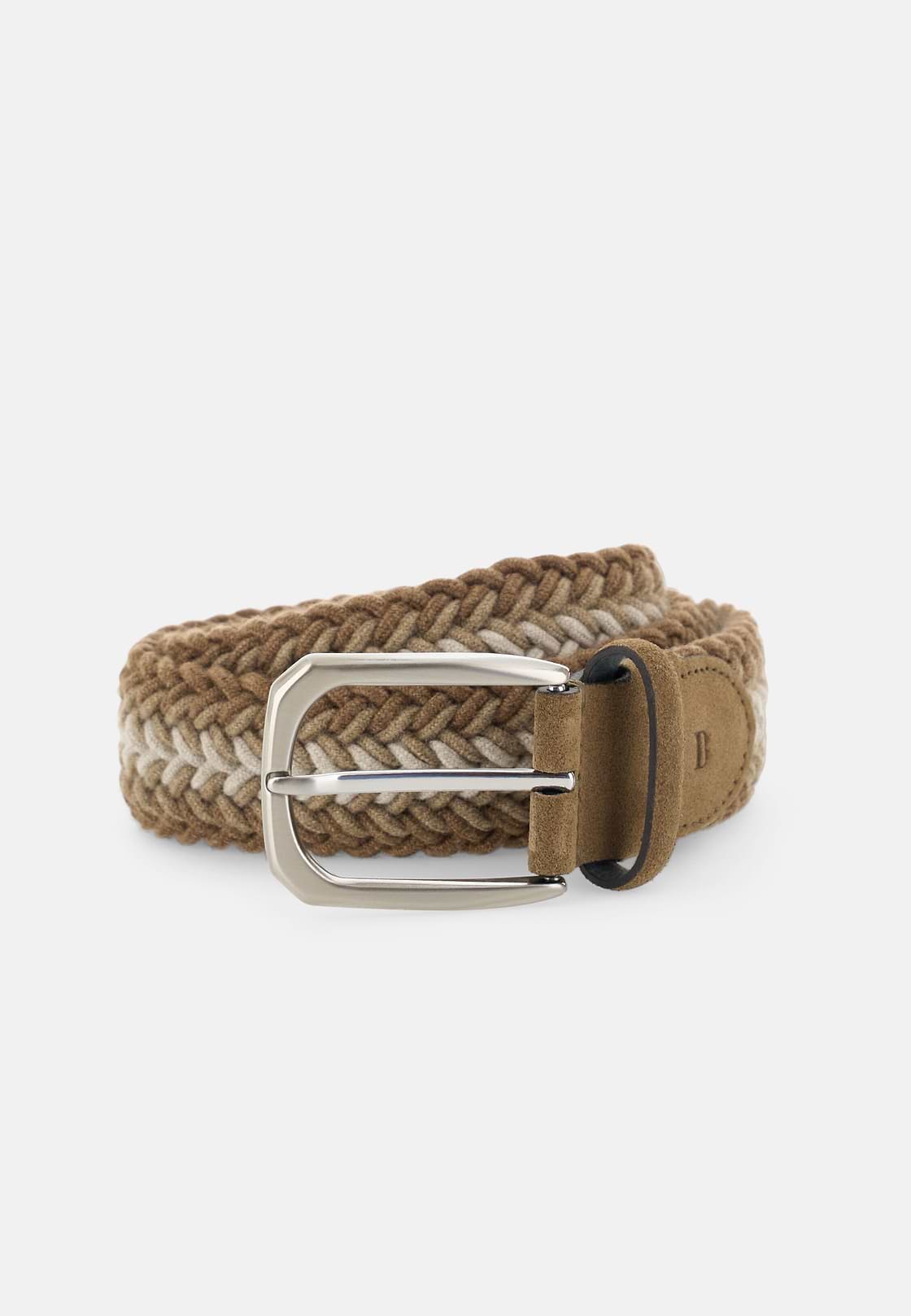 Woven Stretch Wool Blend Belt, CAML, hi-res, 1