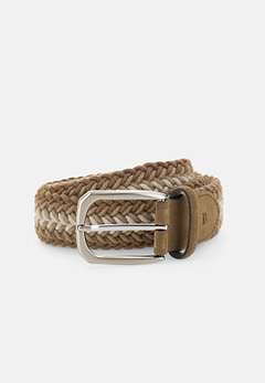 Woven Stretch Wool Blend Belt