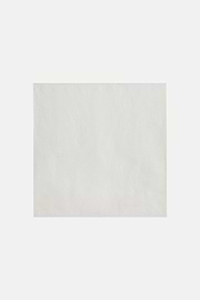 Linen Pocket Square, White, hi-res