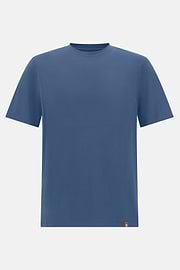 T-Shirt In Stretch Supima Cotton, Air-blue, hi-res