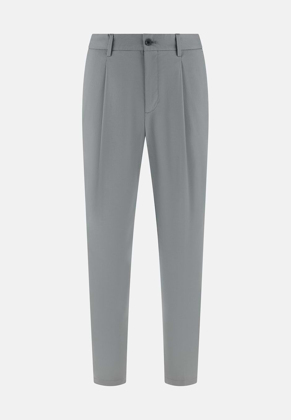 Cotton Trousers, Grey, hi-res
