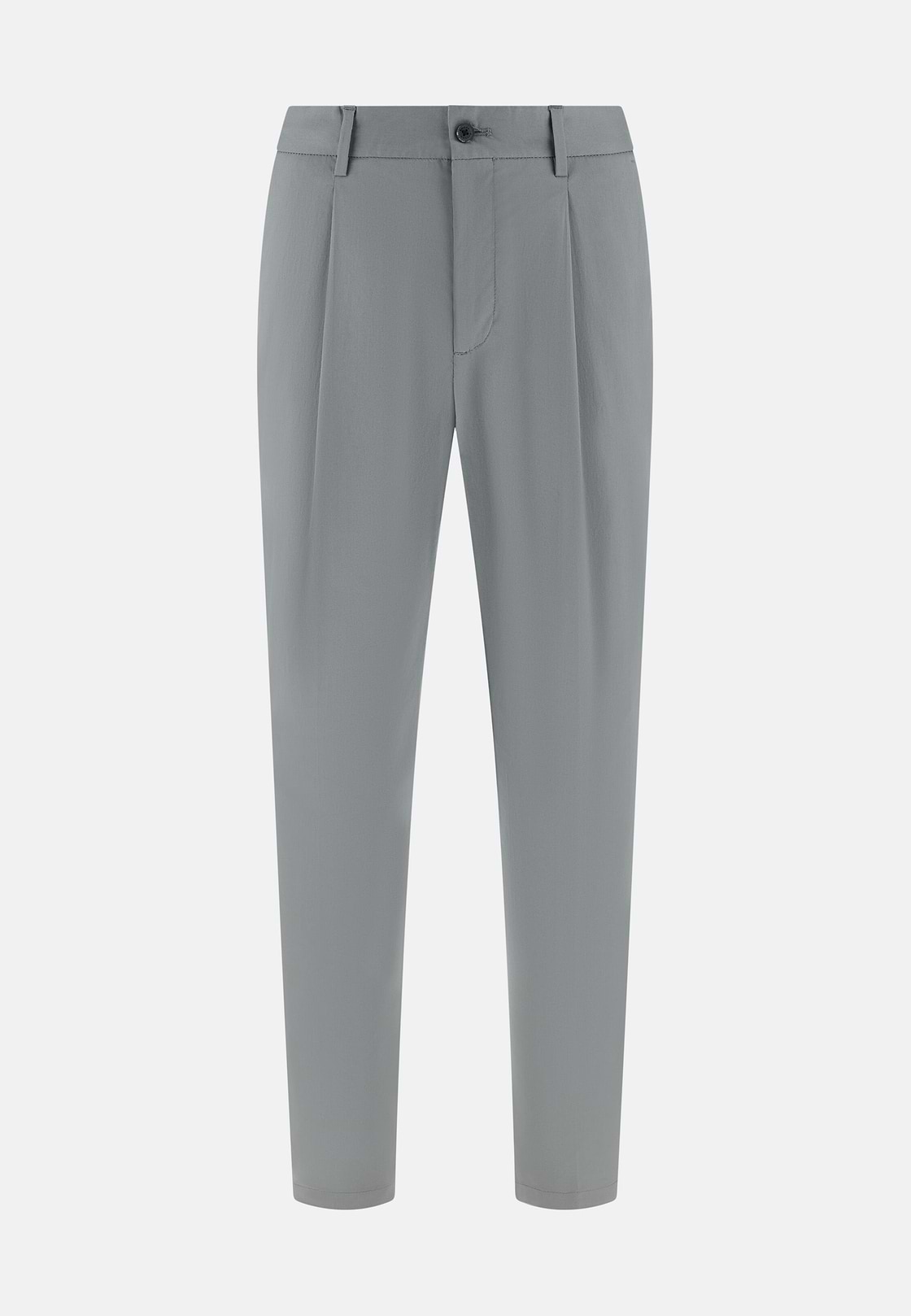 Pantaloni In Cotone, Grigio, hi-res, 5