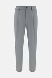 Pantaloni In Cotone, Grigio, thumb, 5