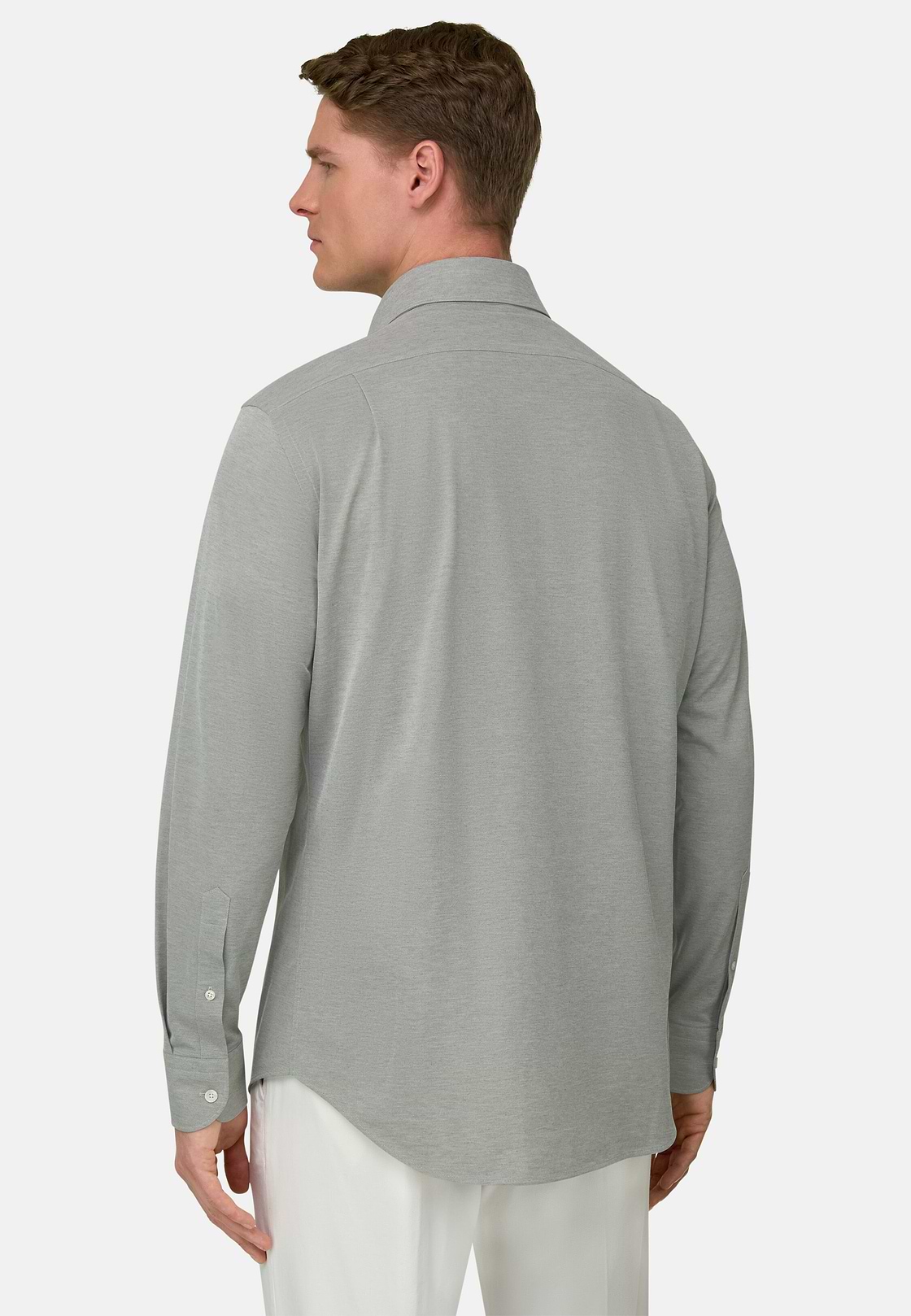 Polohemd Aus Japanischem Jersey Regular Fit, Militärgrün, hi-res, 3
