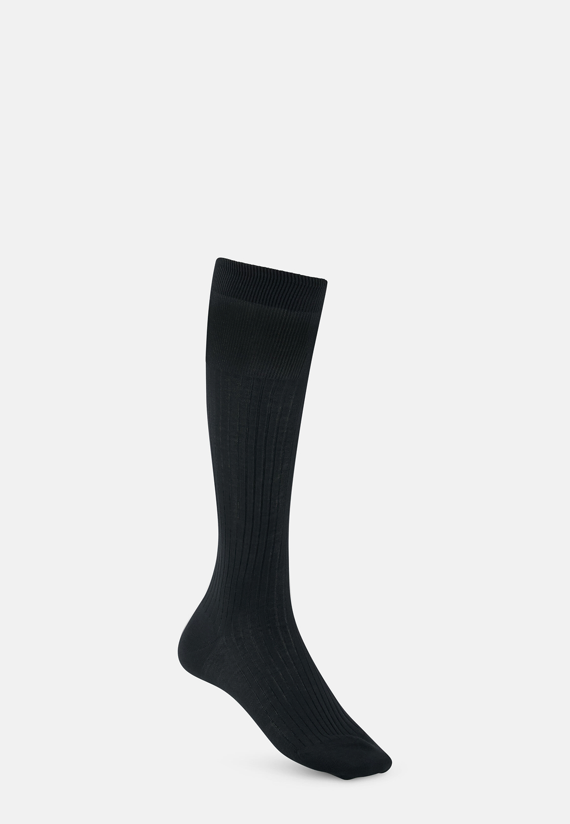 Chaussettes À Côtes En Coton, charbon, hi-res, 1