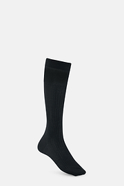 Chaussettes À Côtes En Coton, charbon, thumb, 1