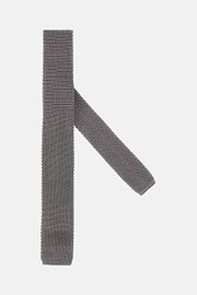 Cravate En Soie, Taupe, hi-res