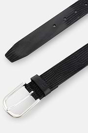 Belt Printed Leather, Black, thumb, 2