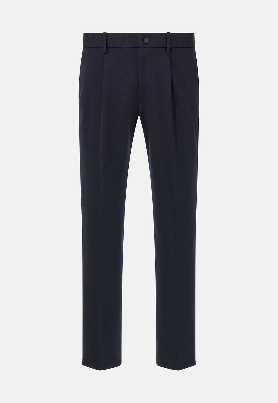 B Tech Trousers in Technical Wool, Navy blue, hi-res