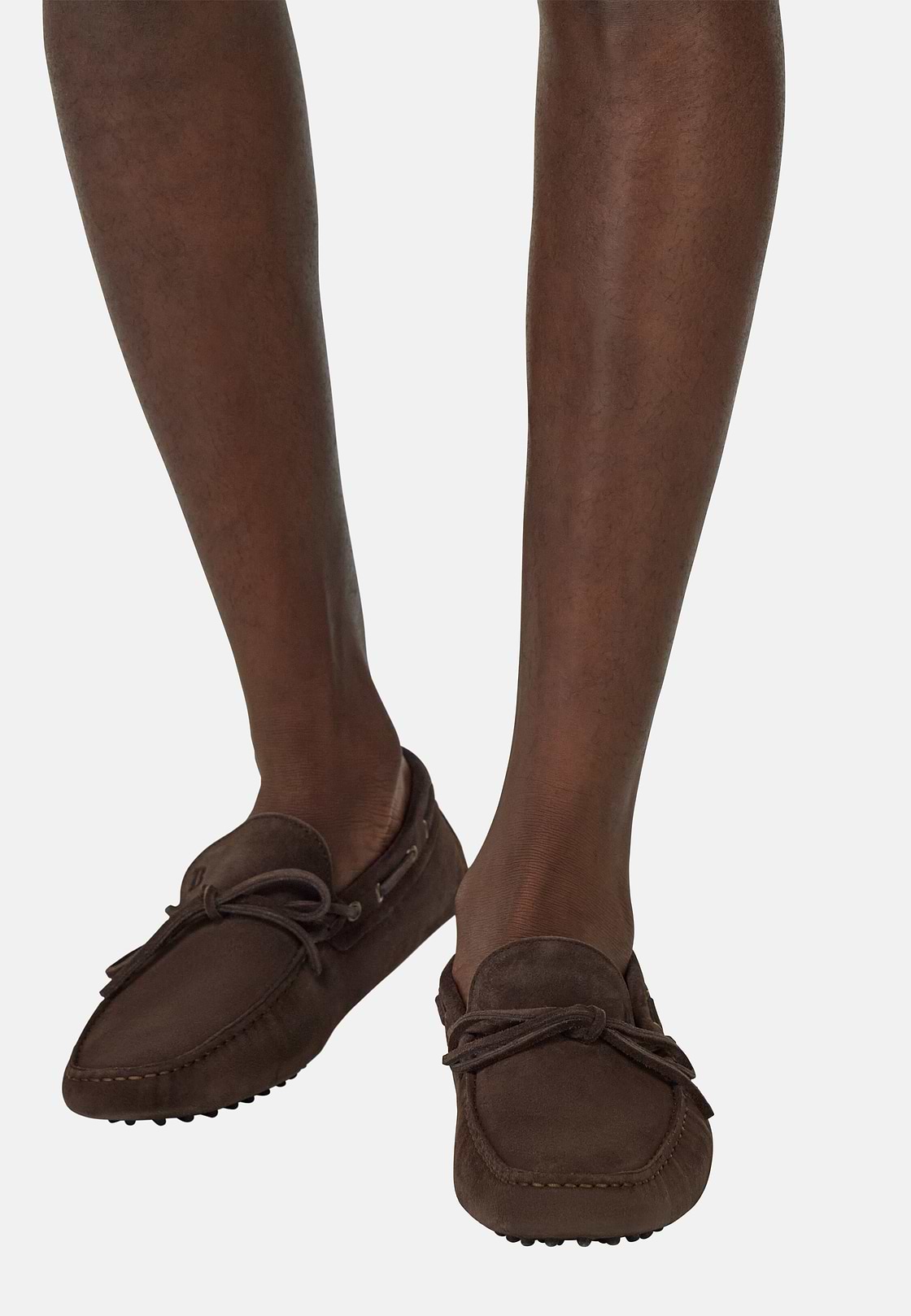 Wind Loafers in Suede Leather, Dark brown, hi-res