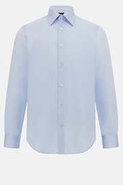 Chemise En Sergé De Coton Regular Fit, Bleu clair, hi-res