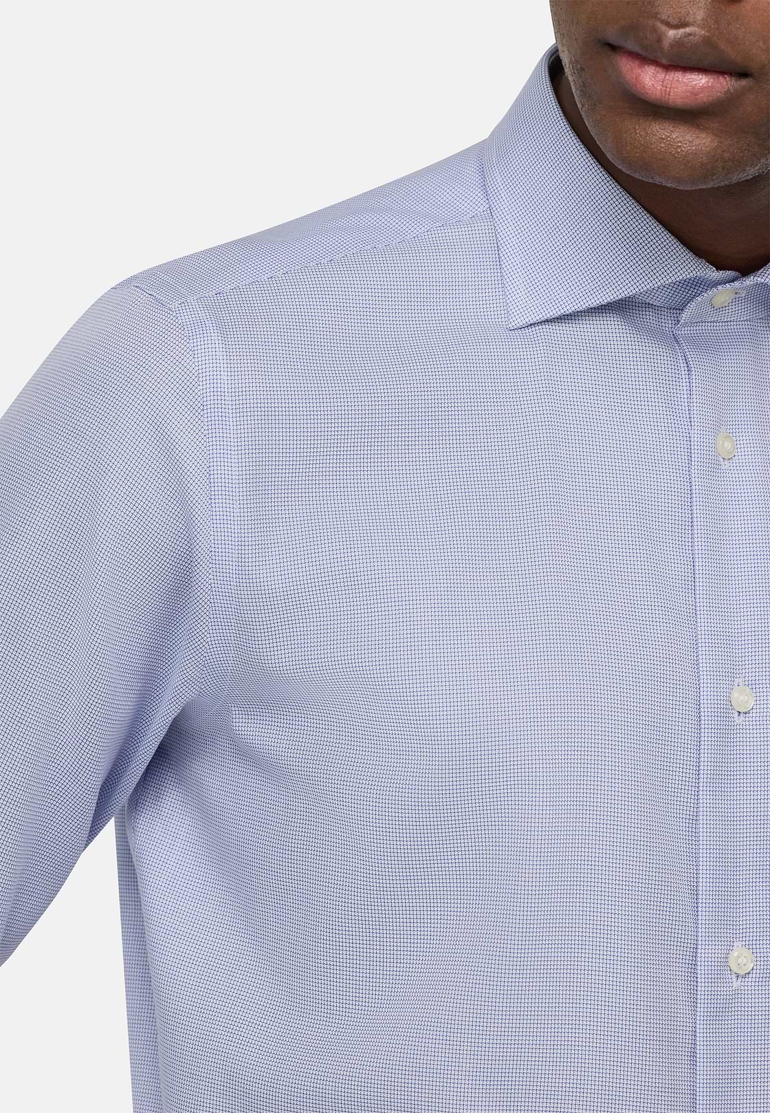 Regular Fit Cotton Shirt, Blue, hi-res