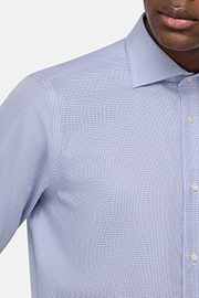 Regular Fit Cotton Shirt, Blue, hi-res