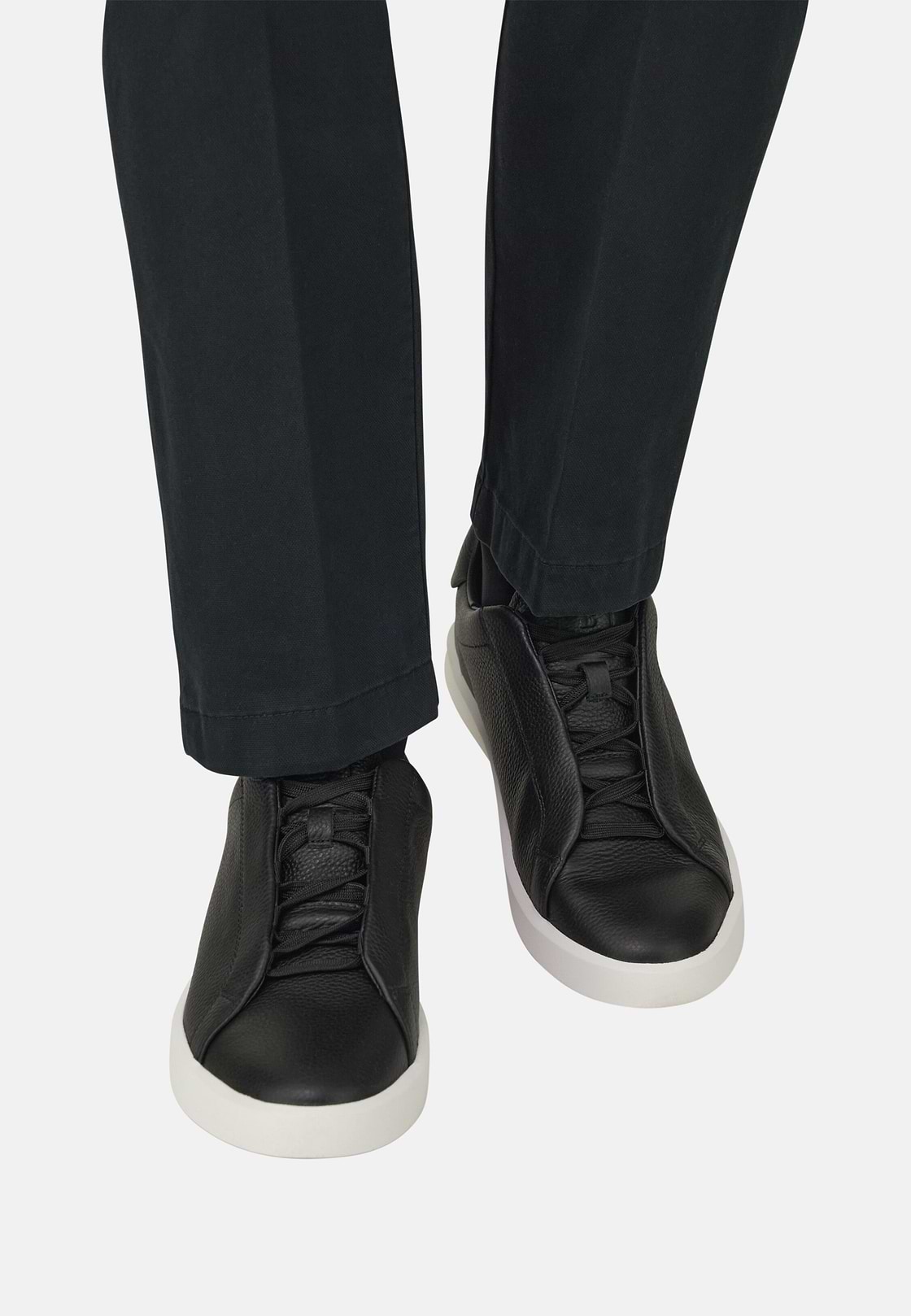 Sneaker Essence aus Leder, Schwarz, hi-res, 2