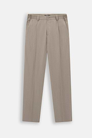 Hose aus melierter Woll-Kaschmir, Sand, thumb, 6