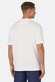 Cotton/Nylon T-Shirt, White, thumb, 3