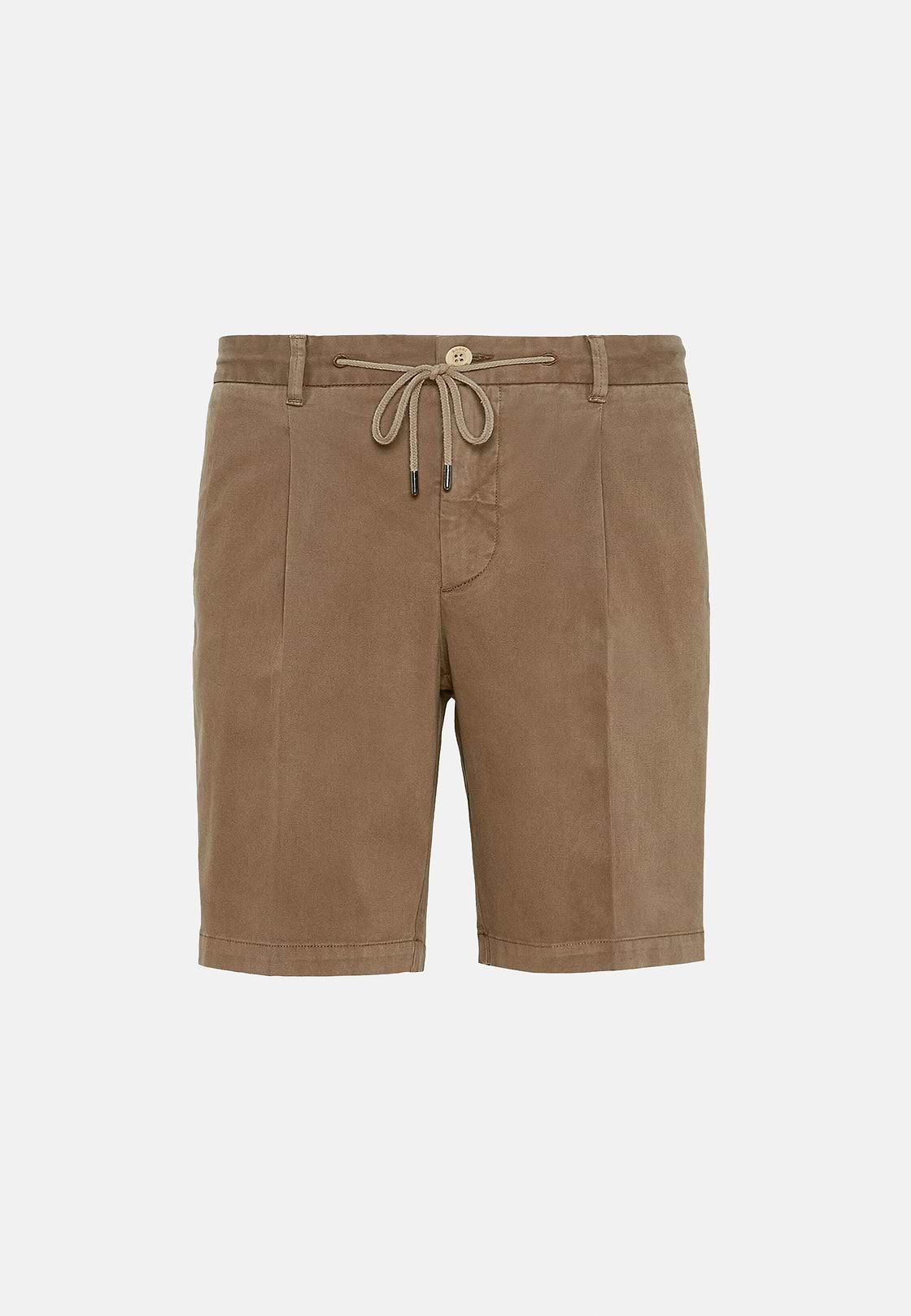 Bermudas Summer De Algodón Elástico, Taupe, hi-res