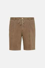 Bermudas Summer De Algodón Elástico, Taupe, hi-res