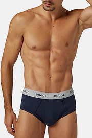 Slip En Jersey De Coton Stretch, bleu marine, hi-res