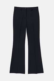 Pure Wool Trousers, Navy blue, thumb, 1