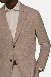 Giacca Resca In Misto Cotone, Taupe, thumb, 4