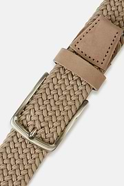 Ceinture tressée Extensible, Beige, hi-res