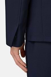 Wool and Mohair Jacket, Navy blue, thumb, 4