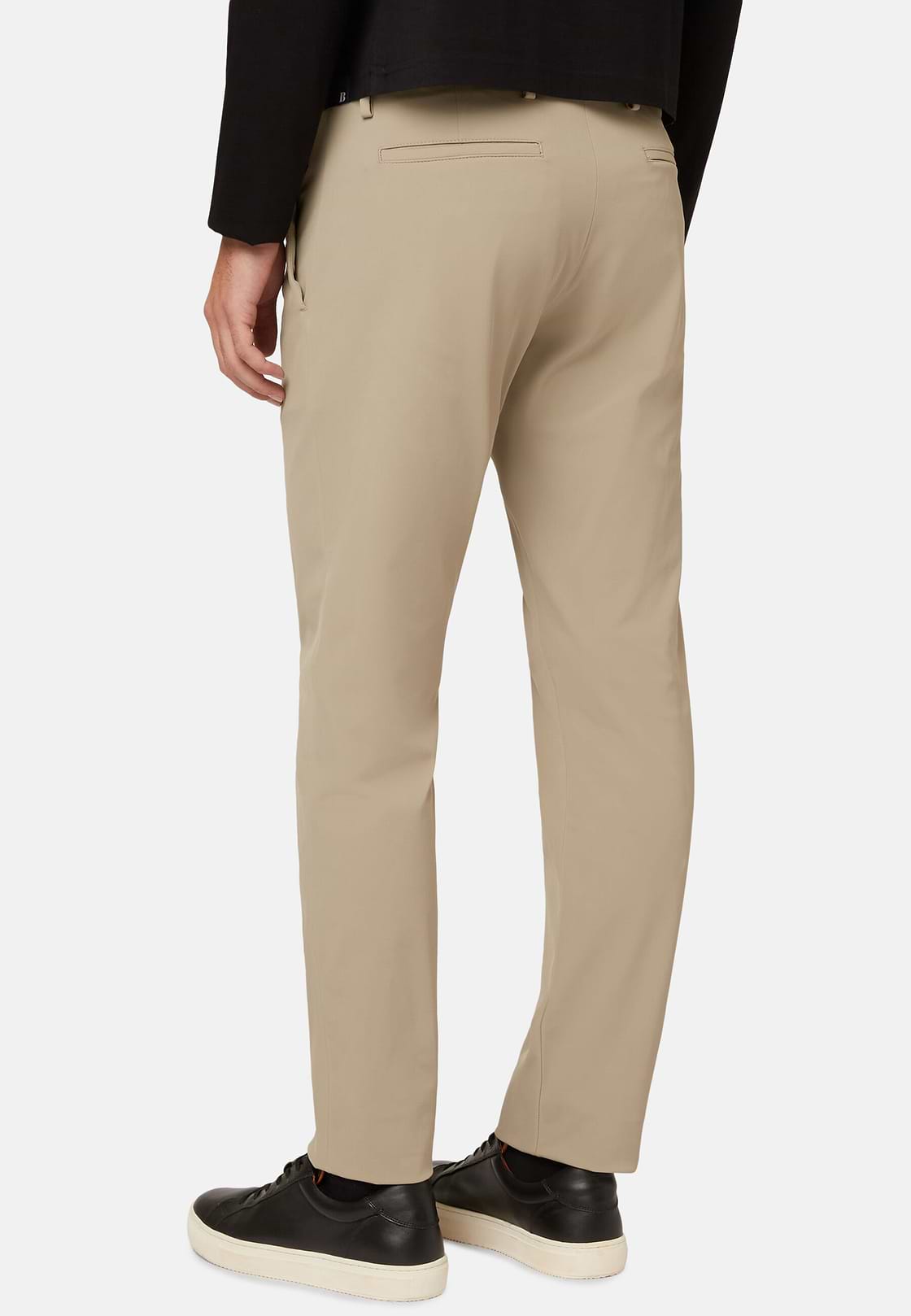 Pantalon En Nylon Extensible Performance B Tech, Beige, hi-res