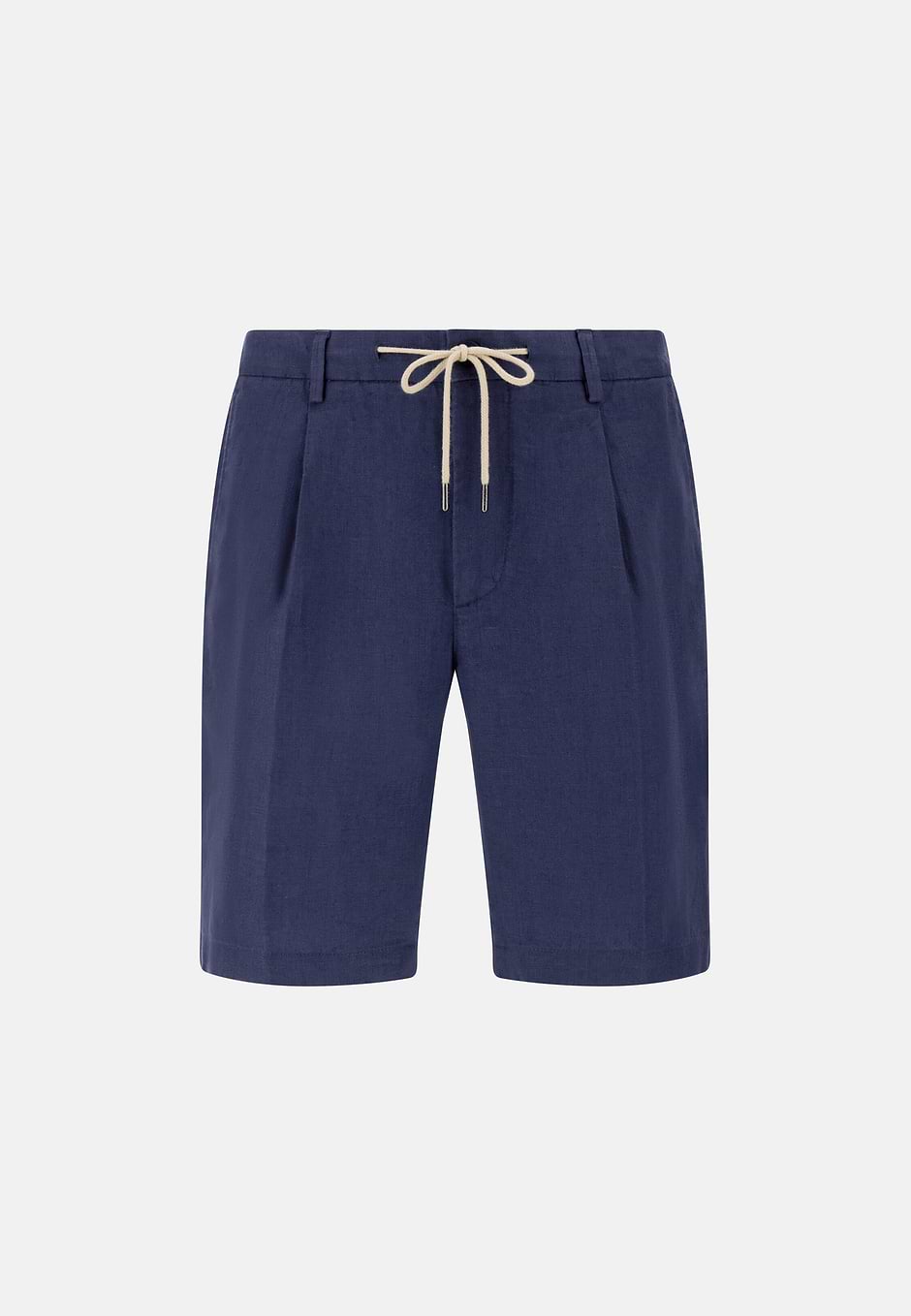 Bermudas in Linen, Blue, hi-res