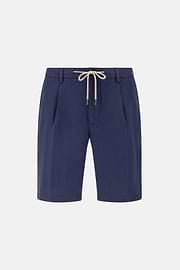 Bermudas in Linen, Blue, hi-res