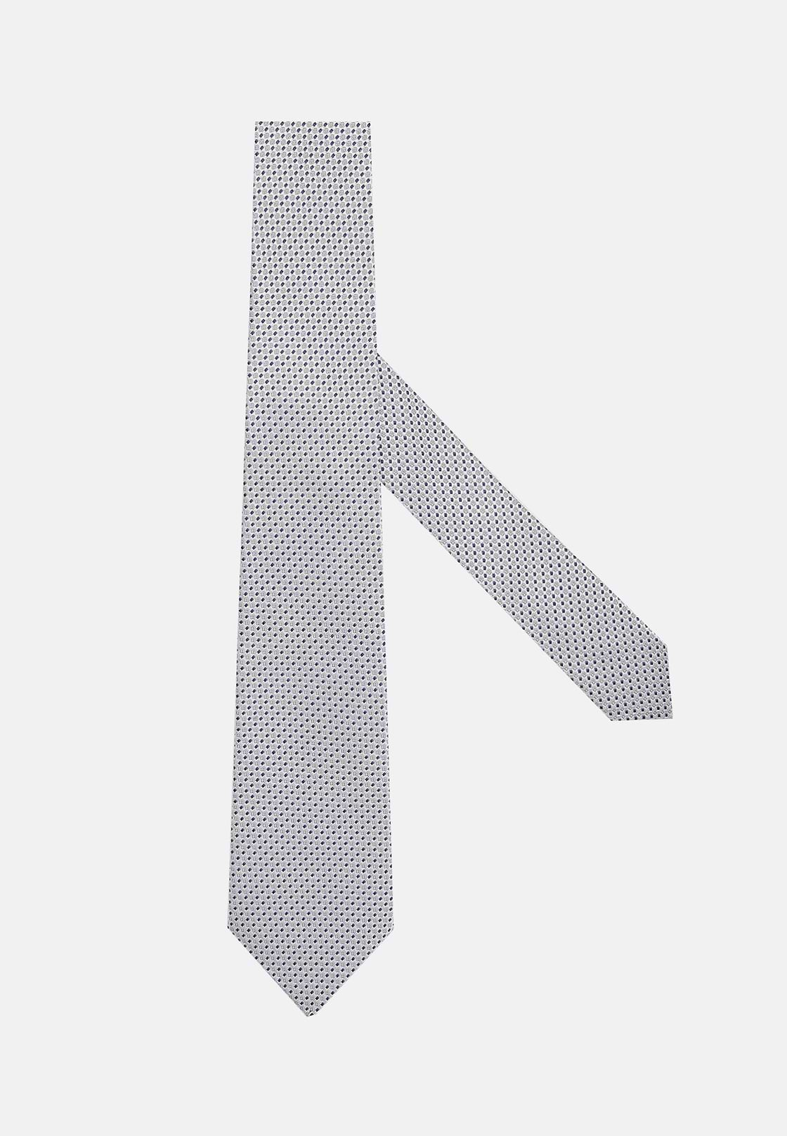 Silk Ceremonial Tie, Silver, hi-res